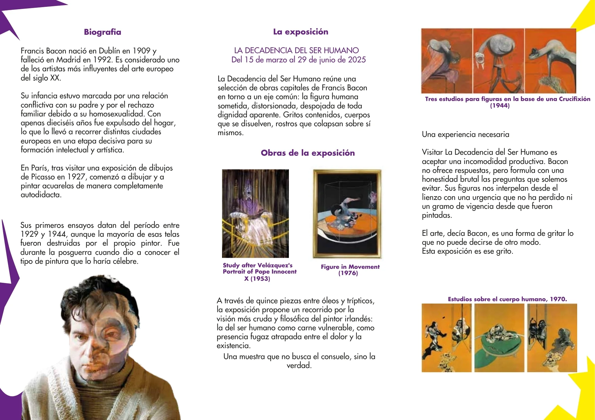 Cara 2 del folleto